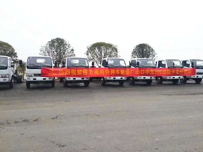 凯时优质运营商汽车100台轻卡出口中东国家项目展示