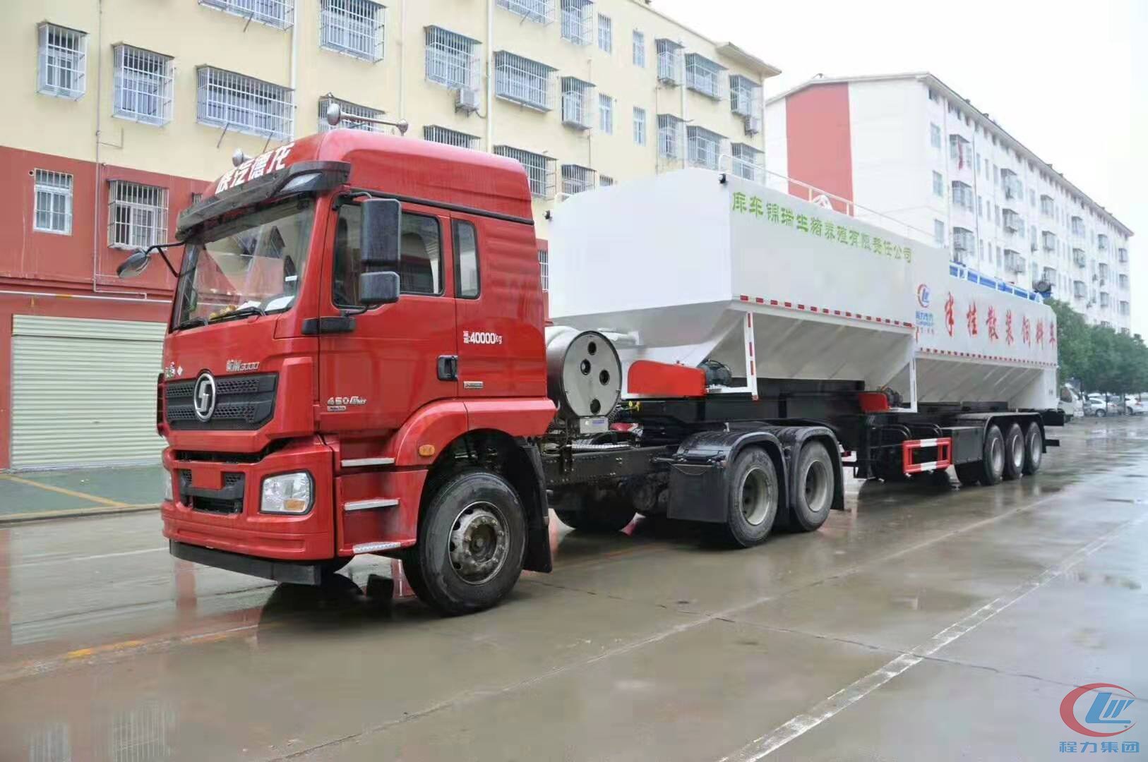 凯时优质运营商威牌66方半挂饲料车